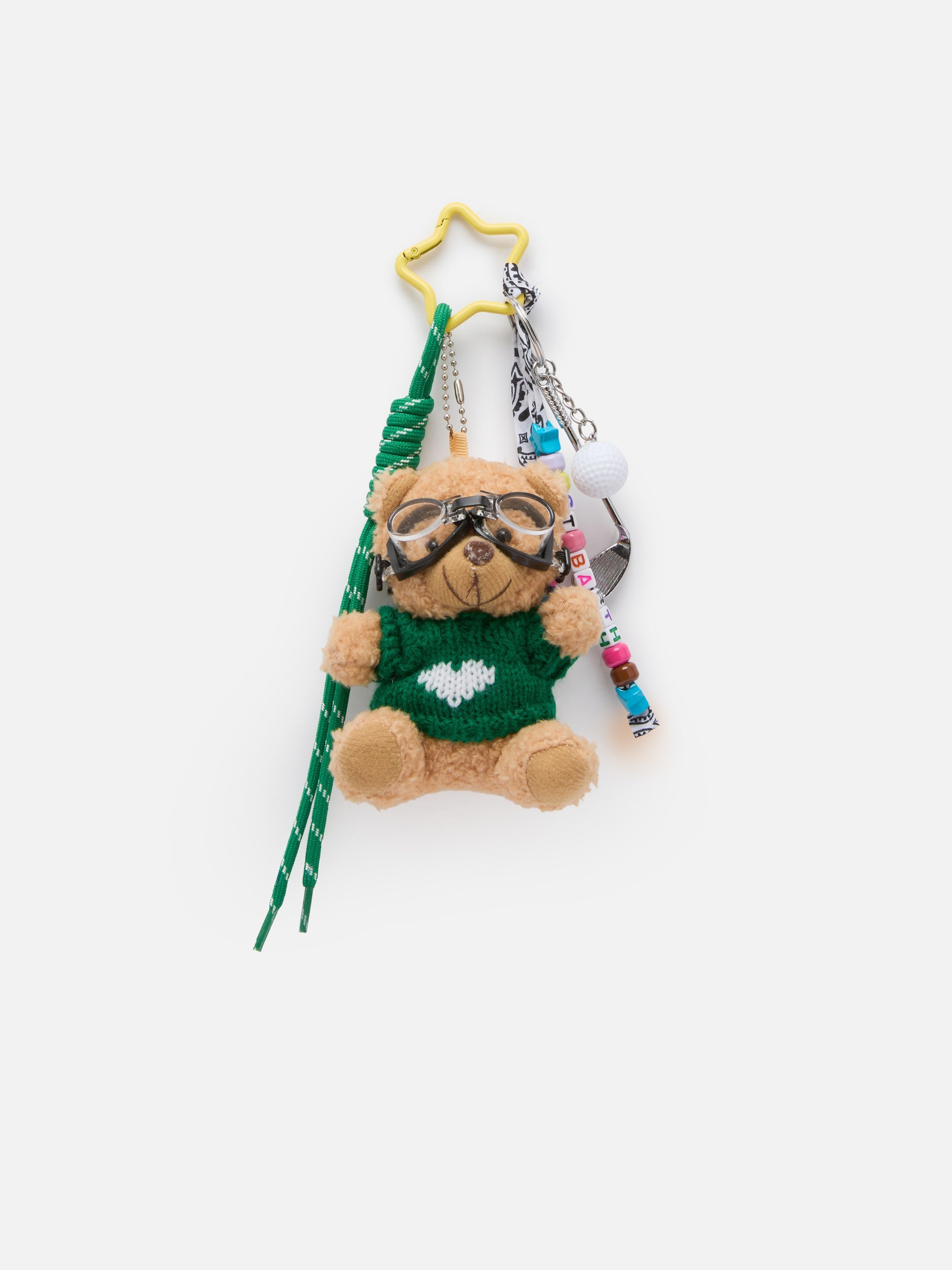 Funny Bag Charm Green Small Accessories