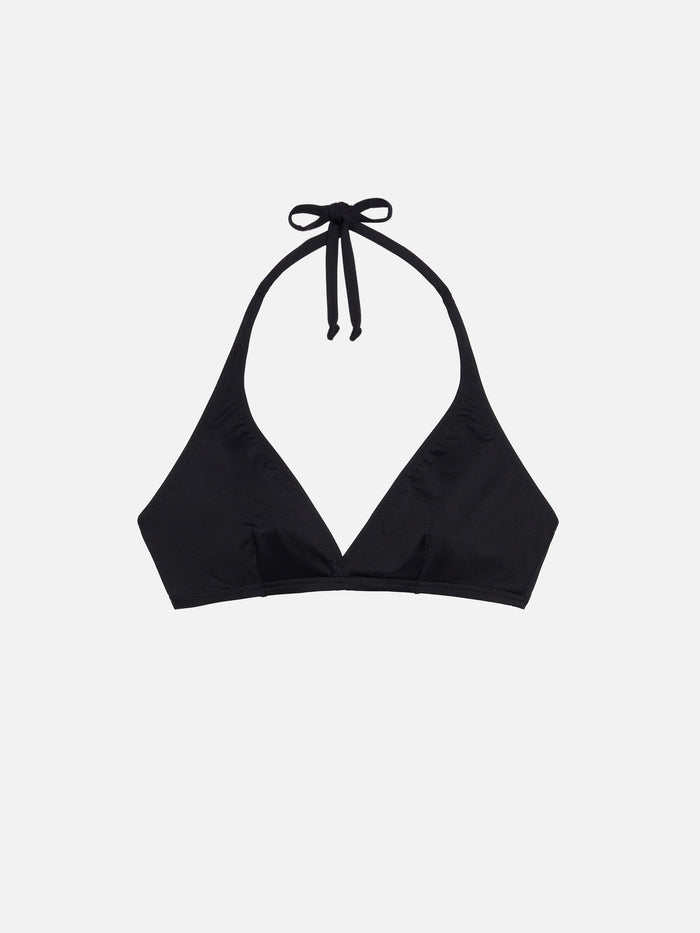 Gaia Black Triangle Bralette Top