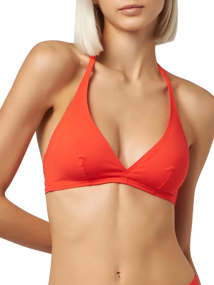 Gaia Orange Bralette Bikini Top