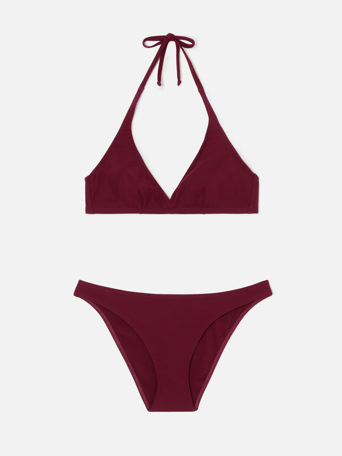 Gala Bikini Solid Bordeaux