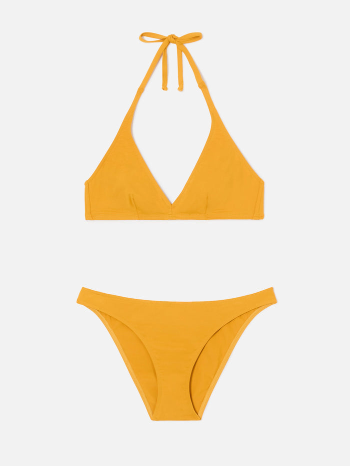 Gala Bikini Solid Ochre Yellow