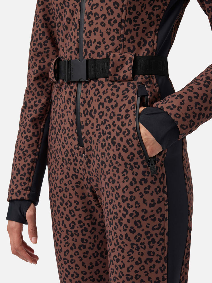 Animalier Ski Suit Garmisch With Recco® Technology Brown Overalls