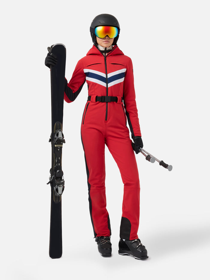 Garmisch Red Ski Suit With Recco® Technology Overalls