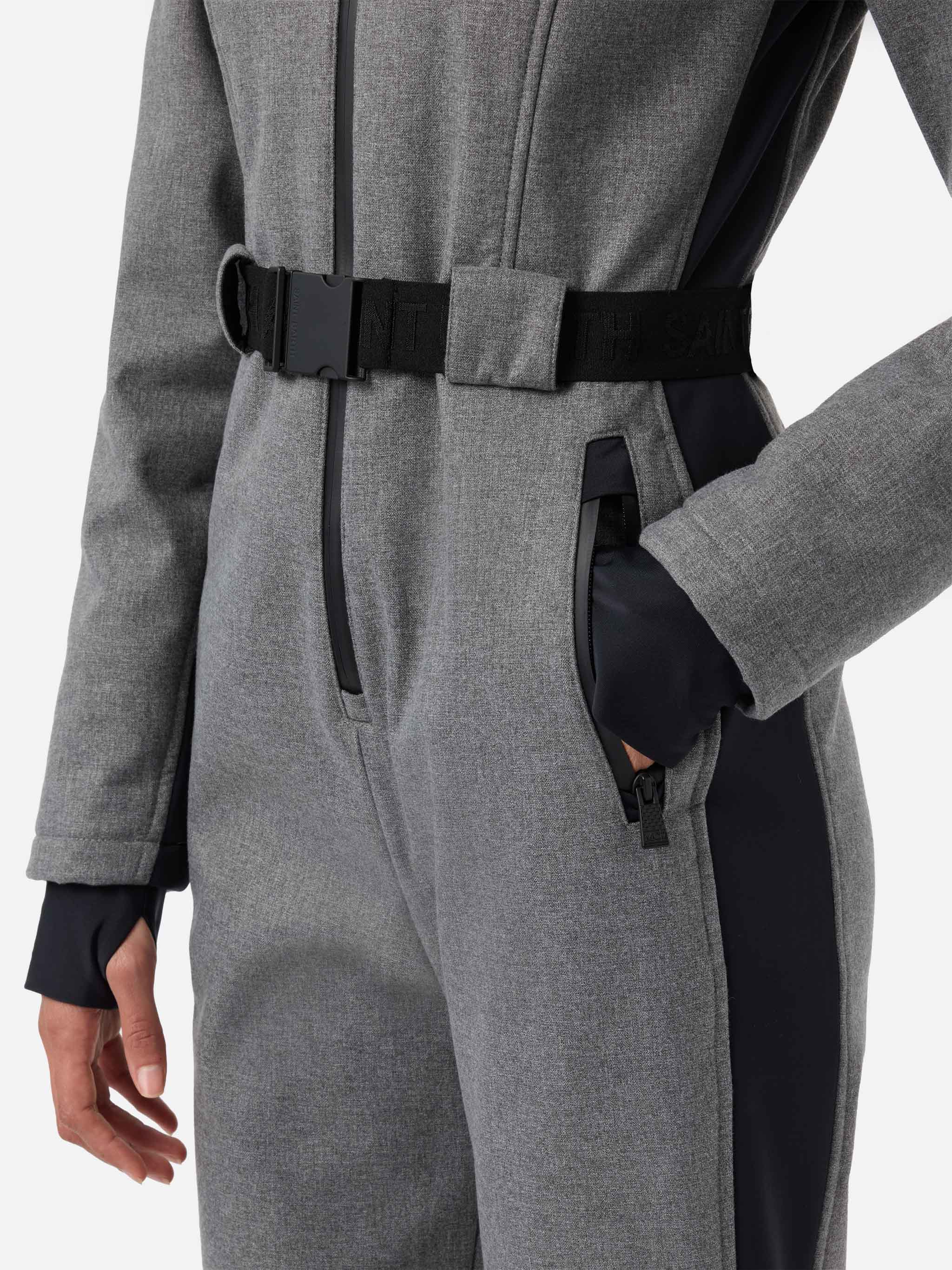 Ski Suit Garmisch Grey With Recco® Technology Overalls