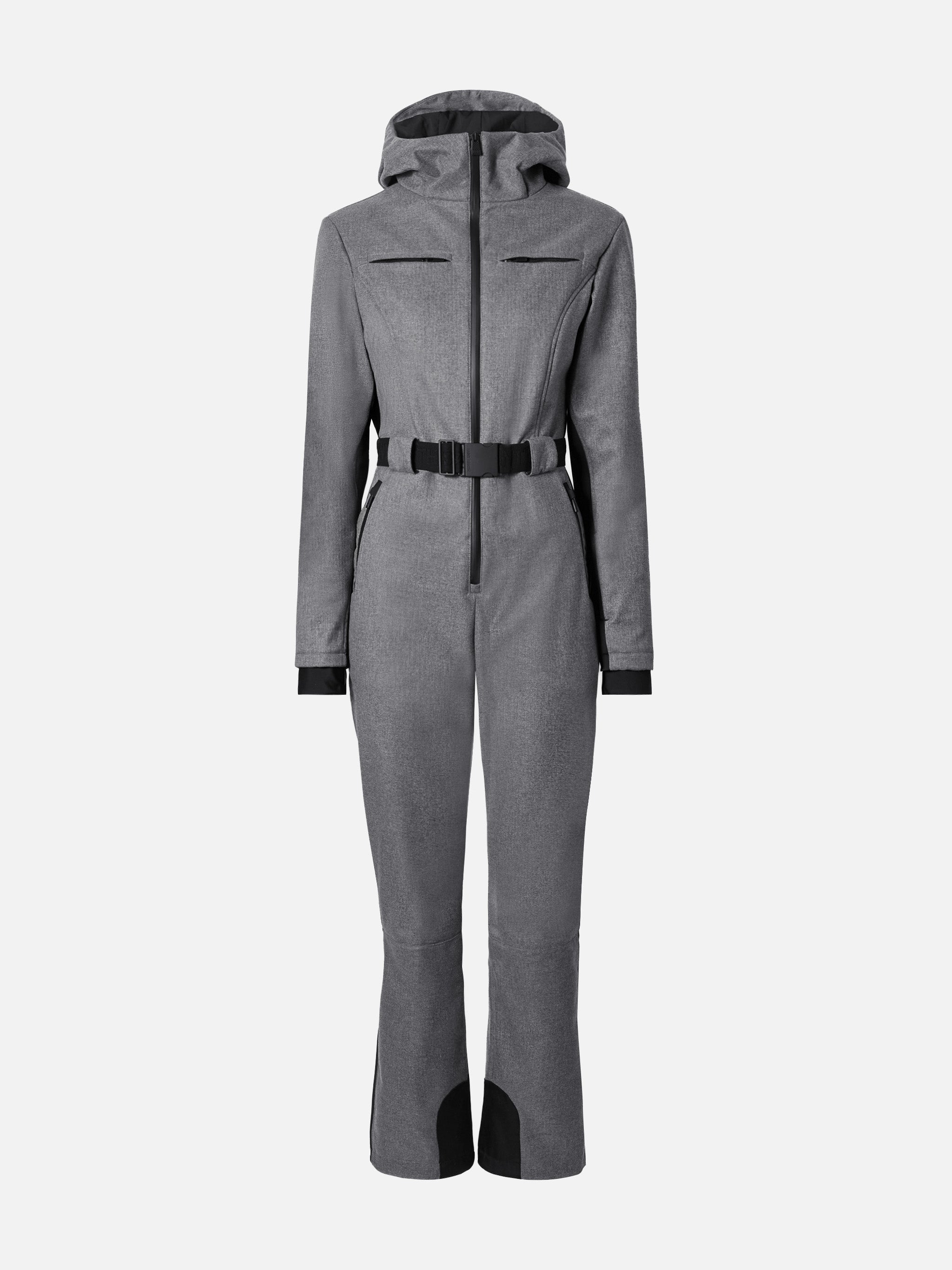 Ski Suit Garmisch Grey With Recco® Technology Overalls