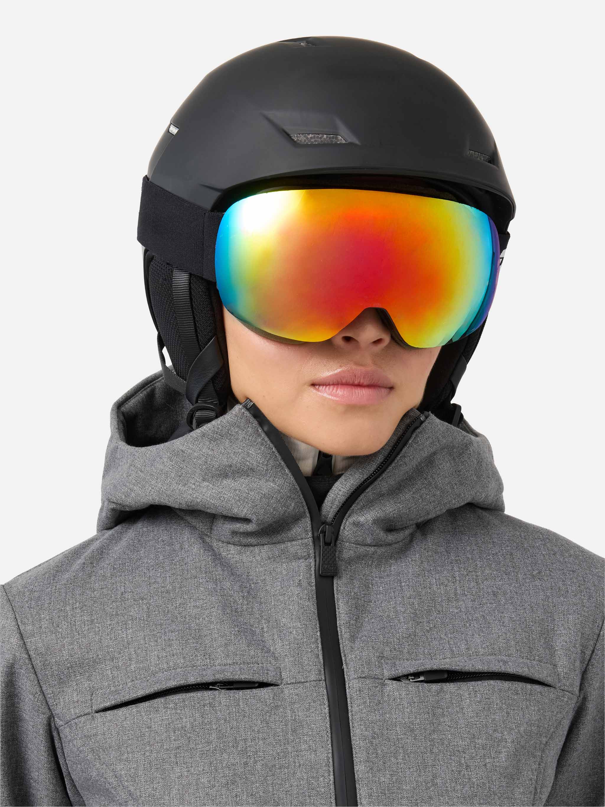 Ski Suit Garmisch Grey With Recco® Technology Overalls