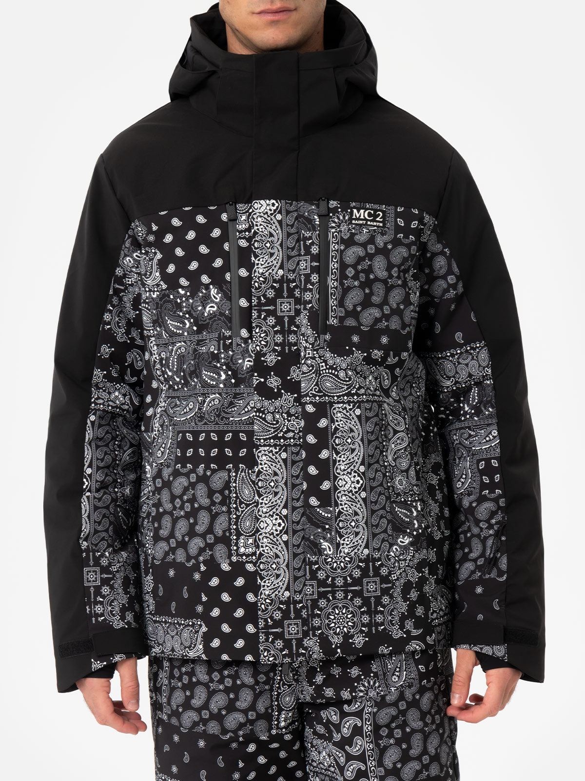 Man Ski Jacket Greatscott With Recco® Technology Black