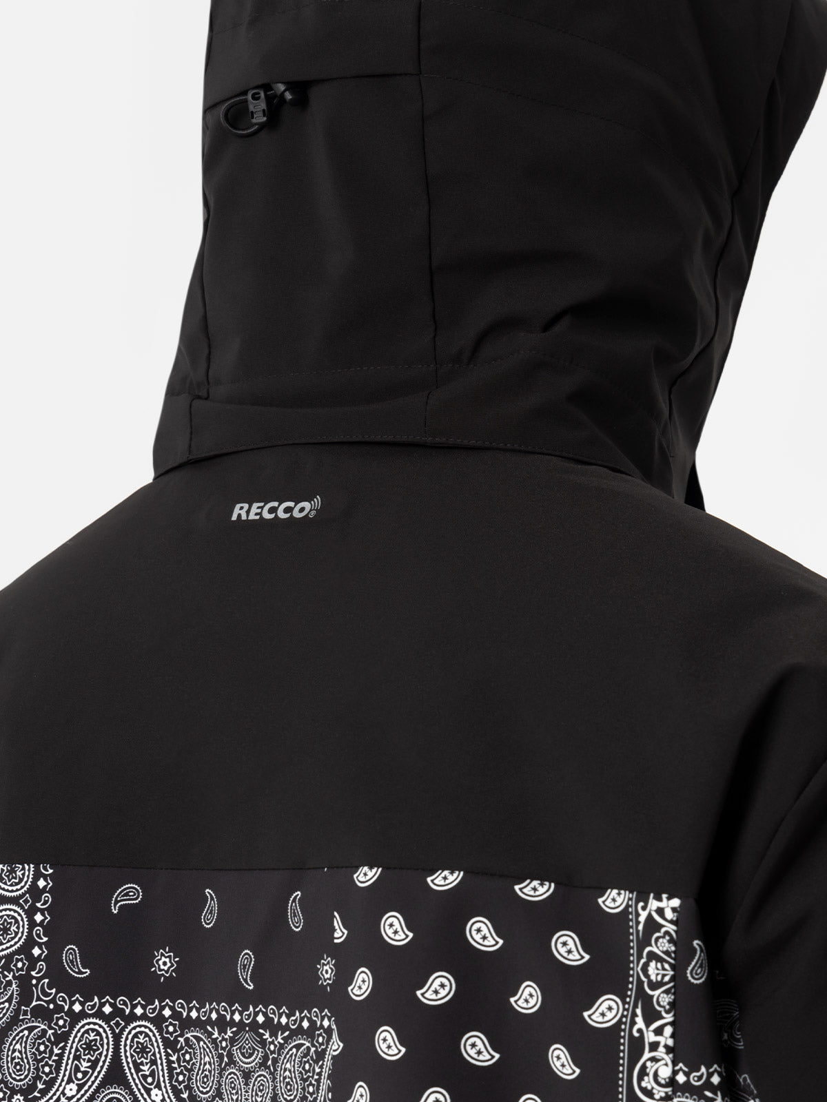 Man Ski Jacket Greatscott With Recco® Technology Black