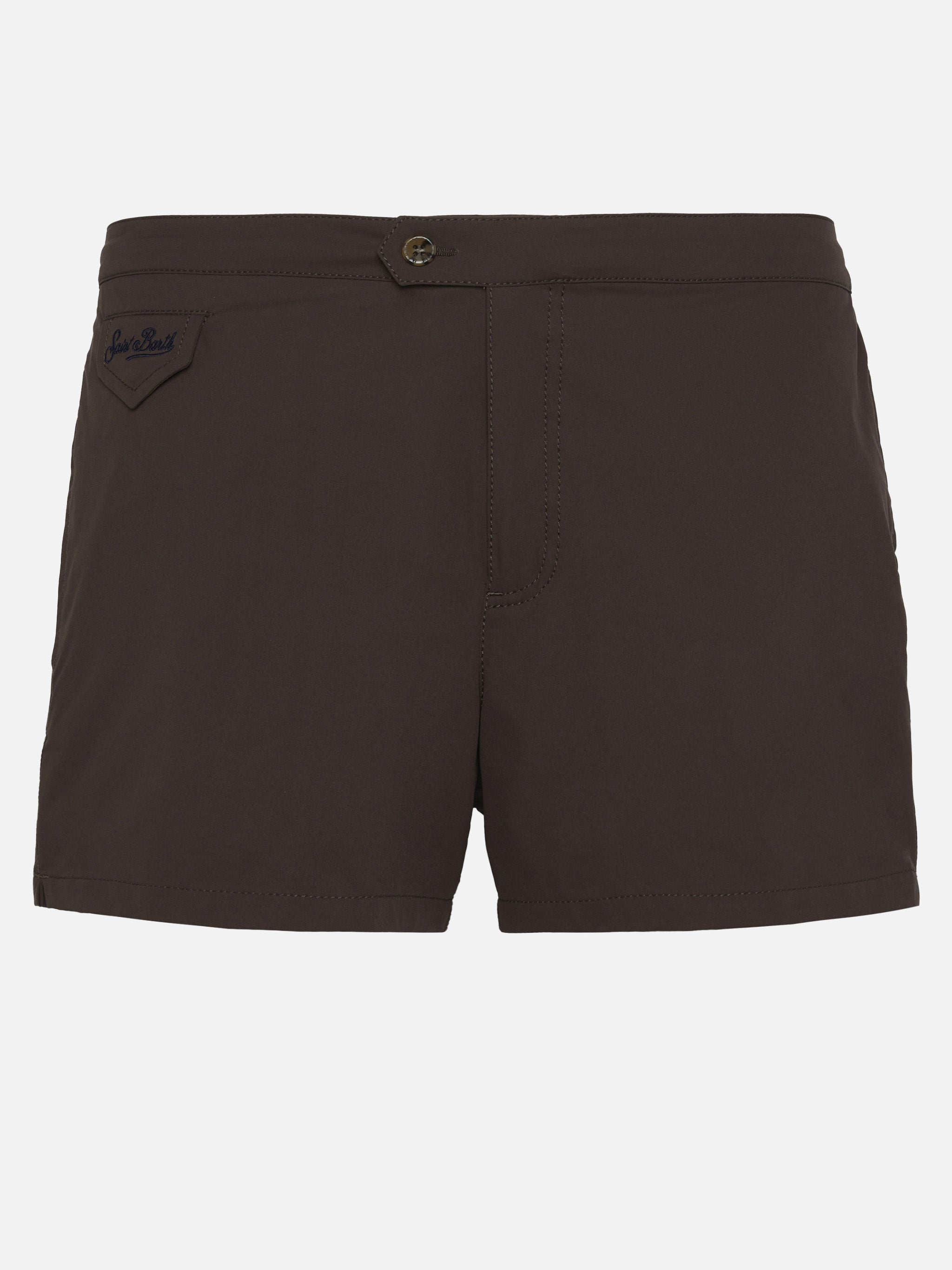 Harrys Camel Brown Fitted Cut Swim Shorts Swimshort