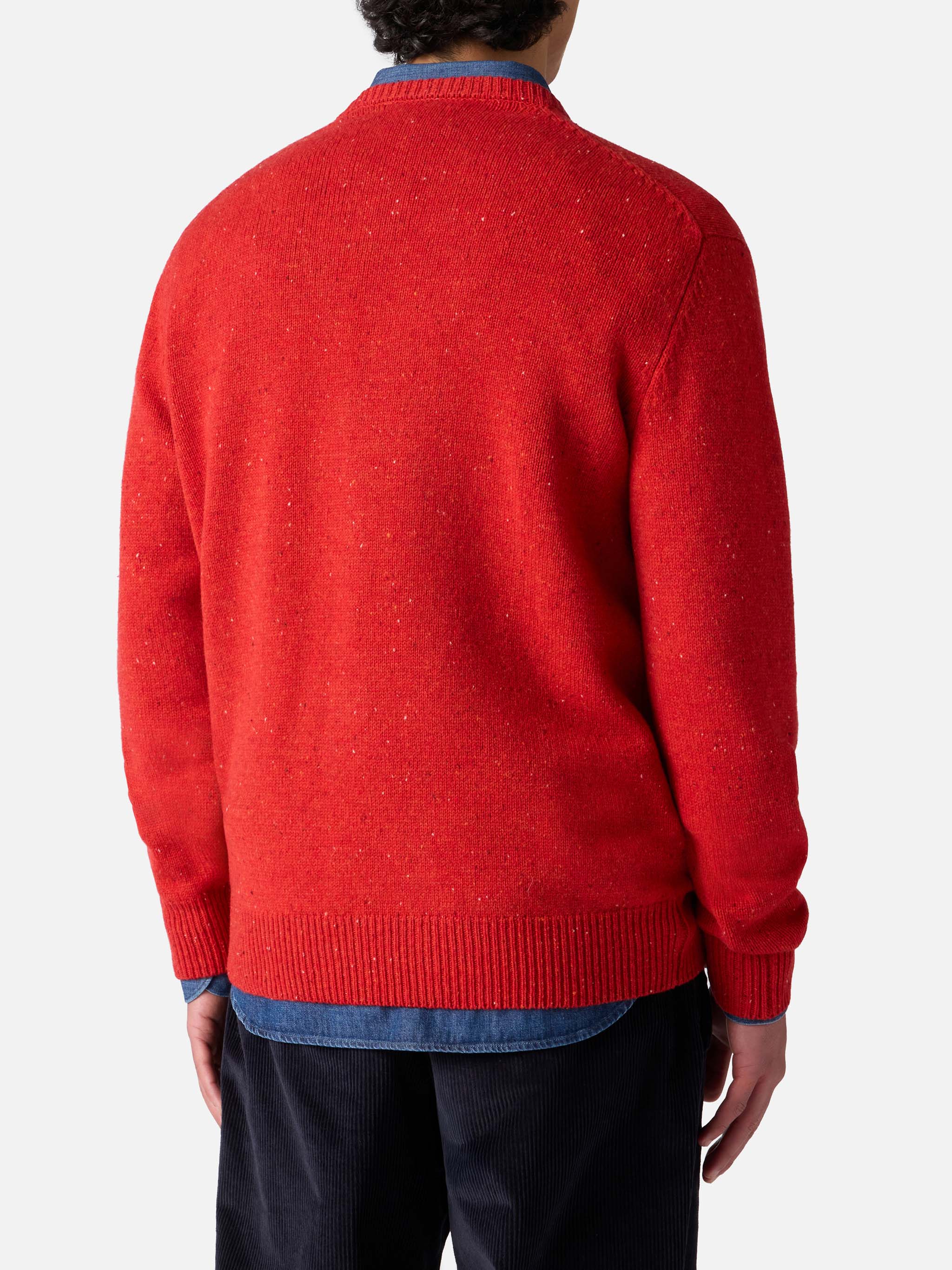Heron Red Sweater With St. Barth Patch