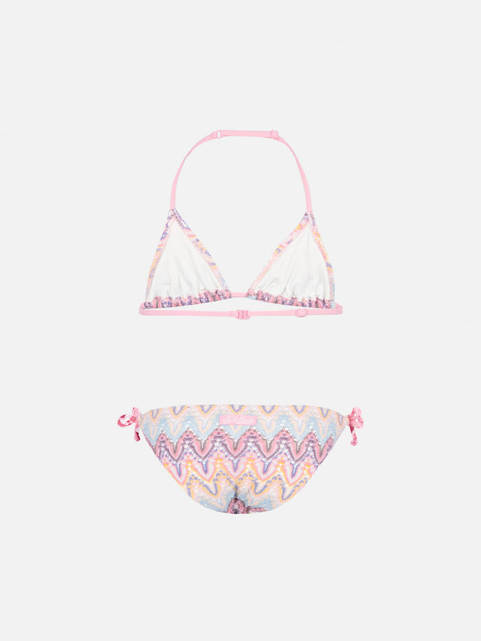 Holly Classic Triangle Bikini In Raschel Fabric __single__
