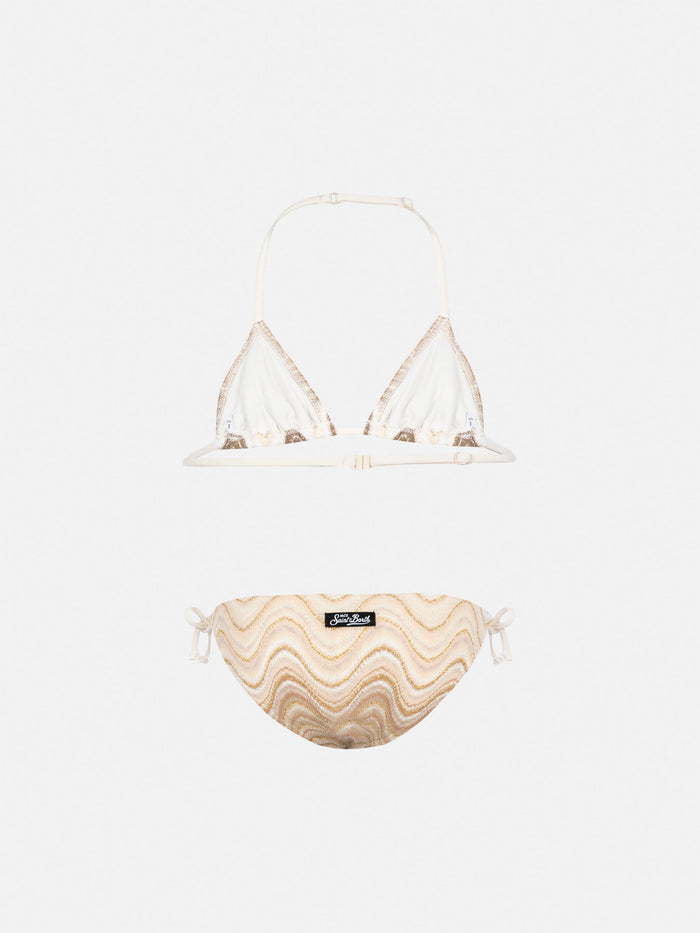 Holly Classic Triangle Bikini In Raschel Fabric __single__