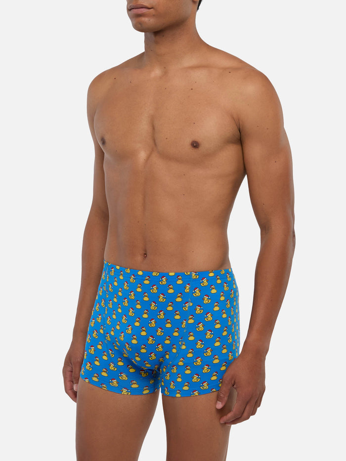 Stretch Underwear Boxer Howard With Ducky Print
