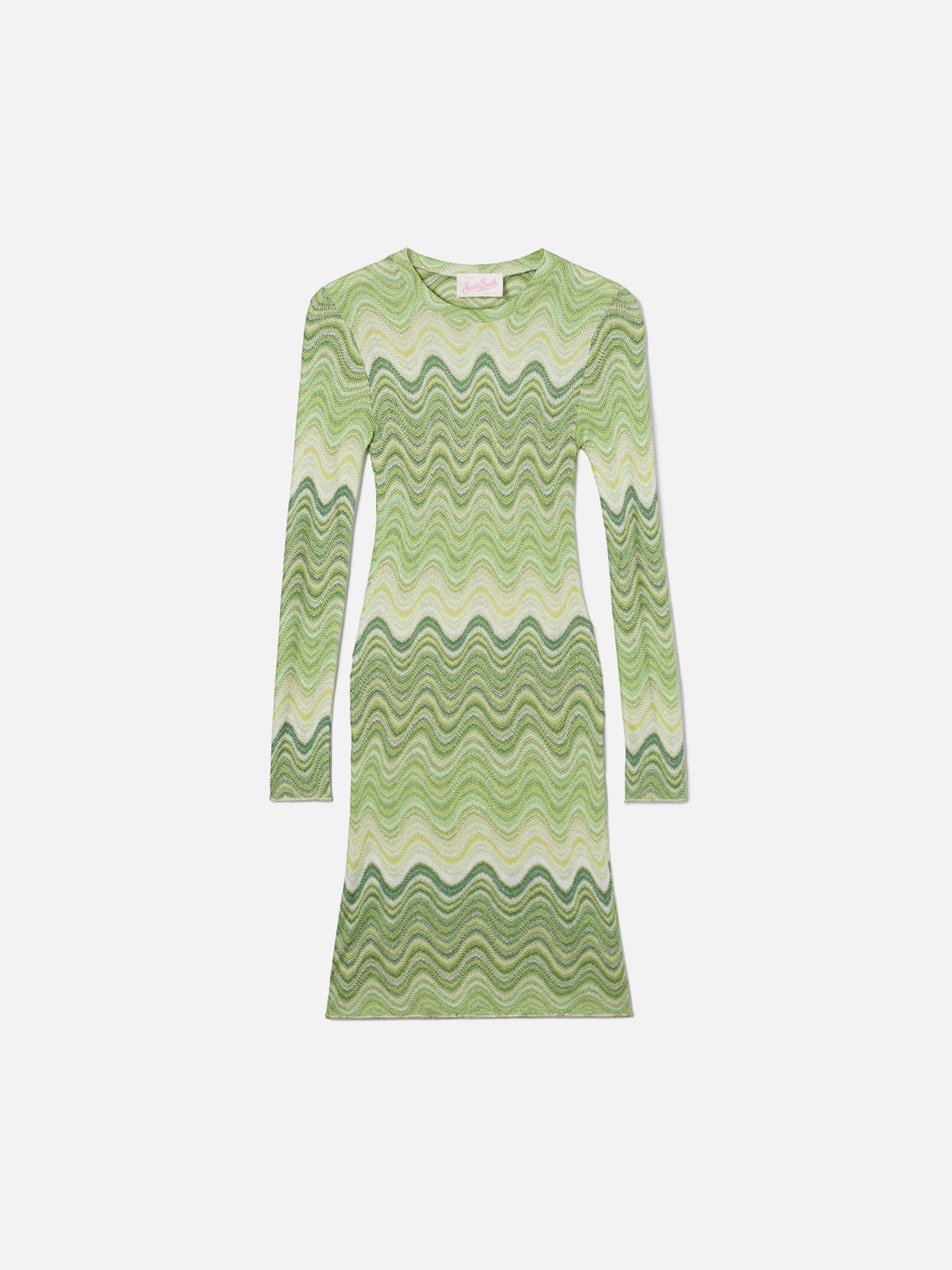 Imany Green Raschel Dress