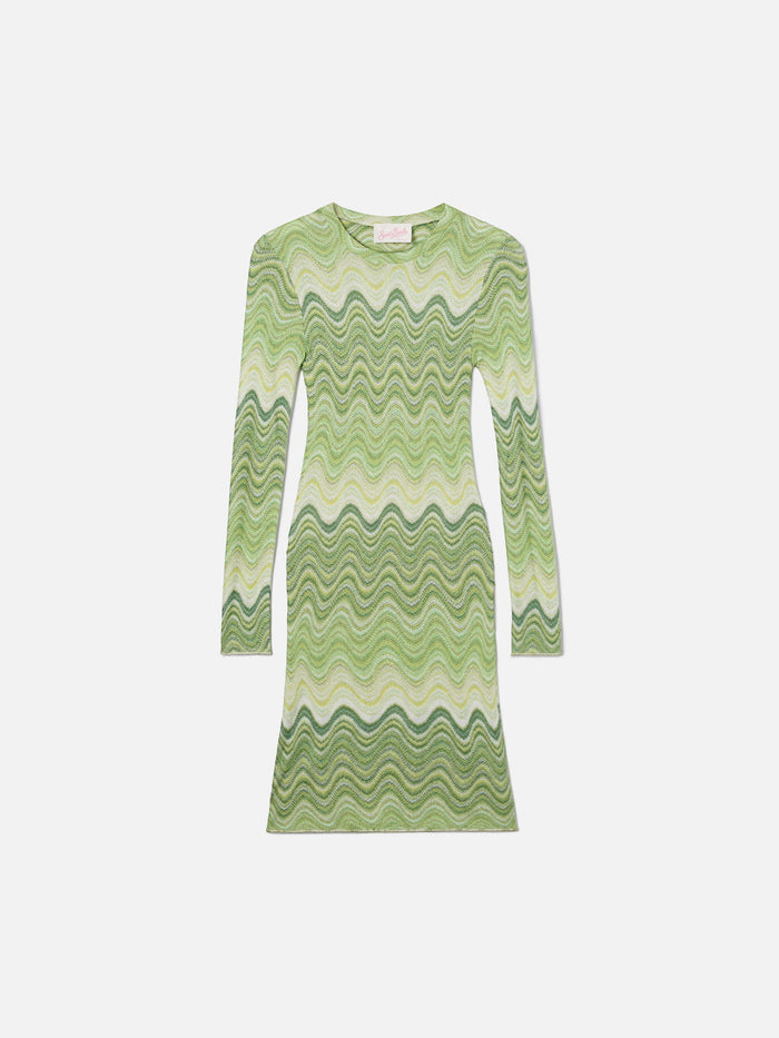 Imany Green Raschel Dress