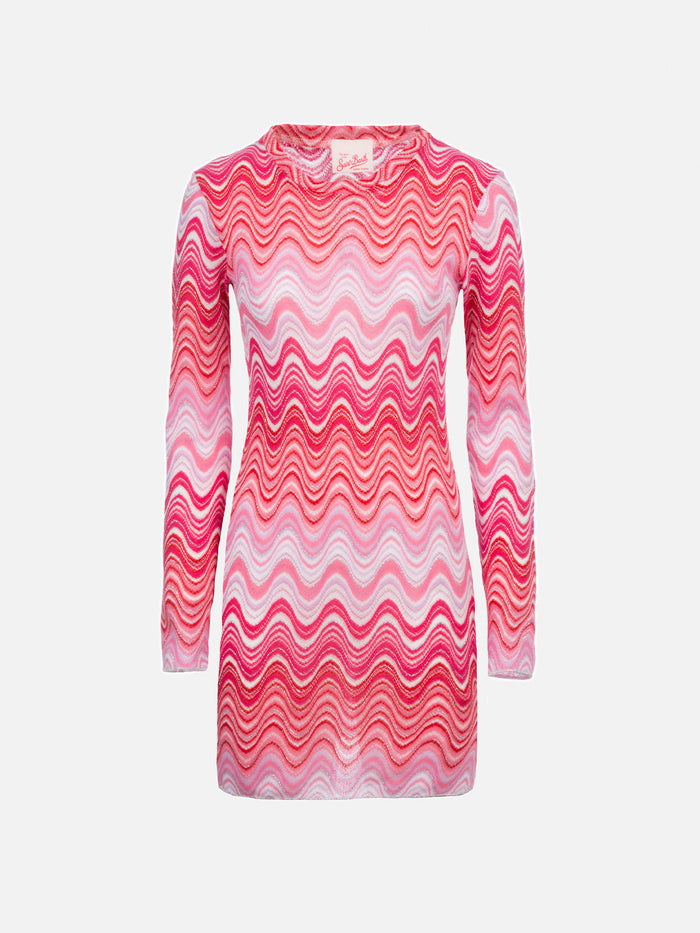 Imany Pink Raschel Dress