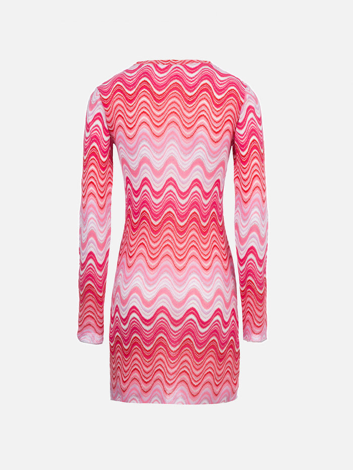 Imany Pink Raschel Dress