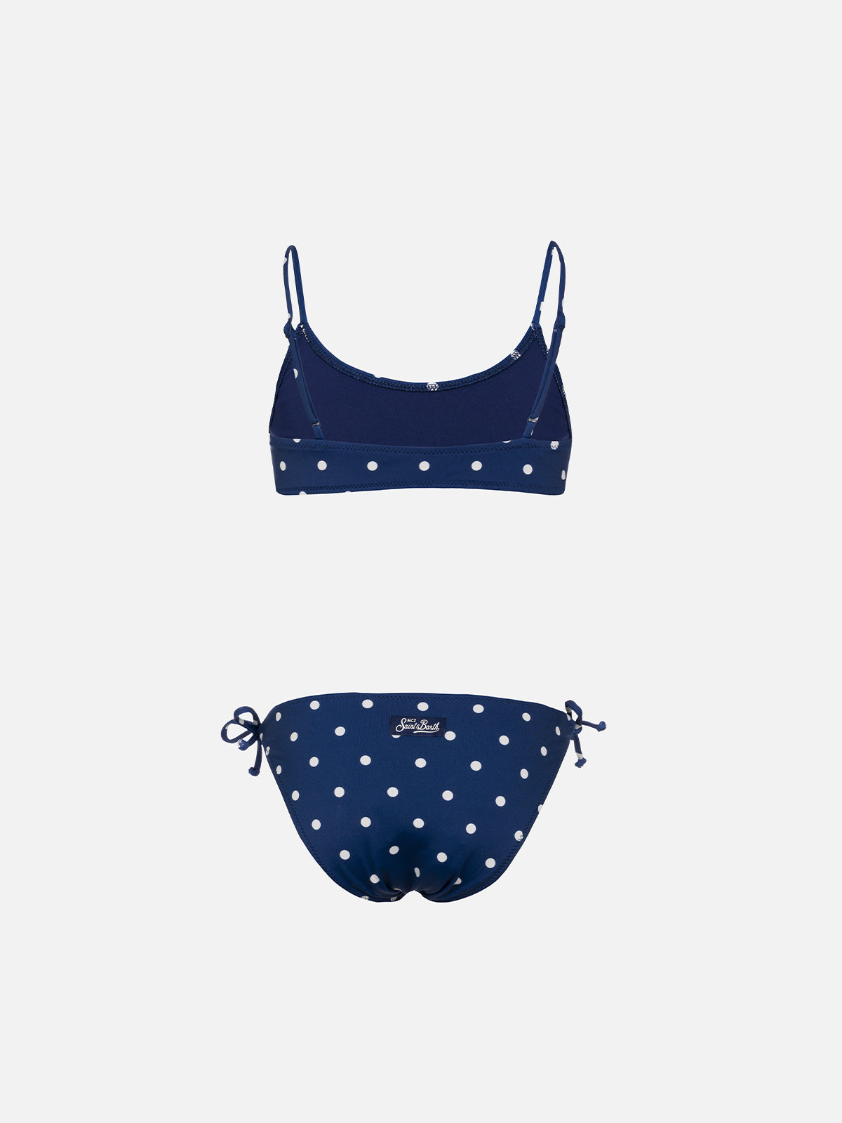 Girl Polka Dots Bralette Bikini Jaiden Blue