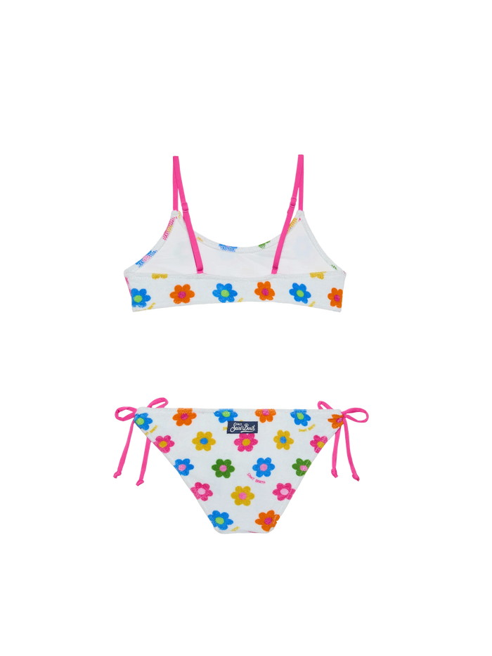 Girl Bralette Bikini With Daisies __single__