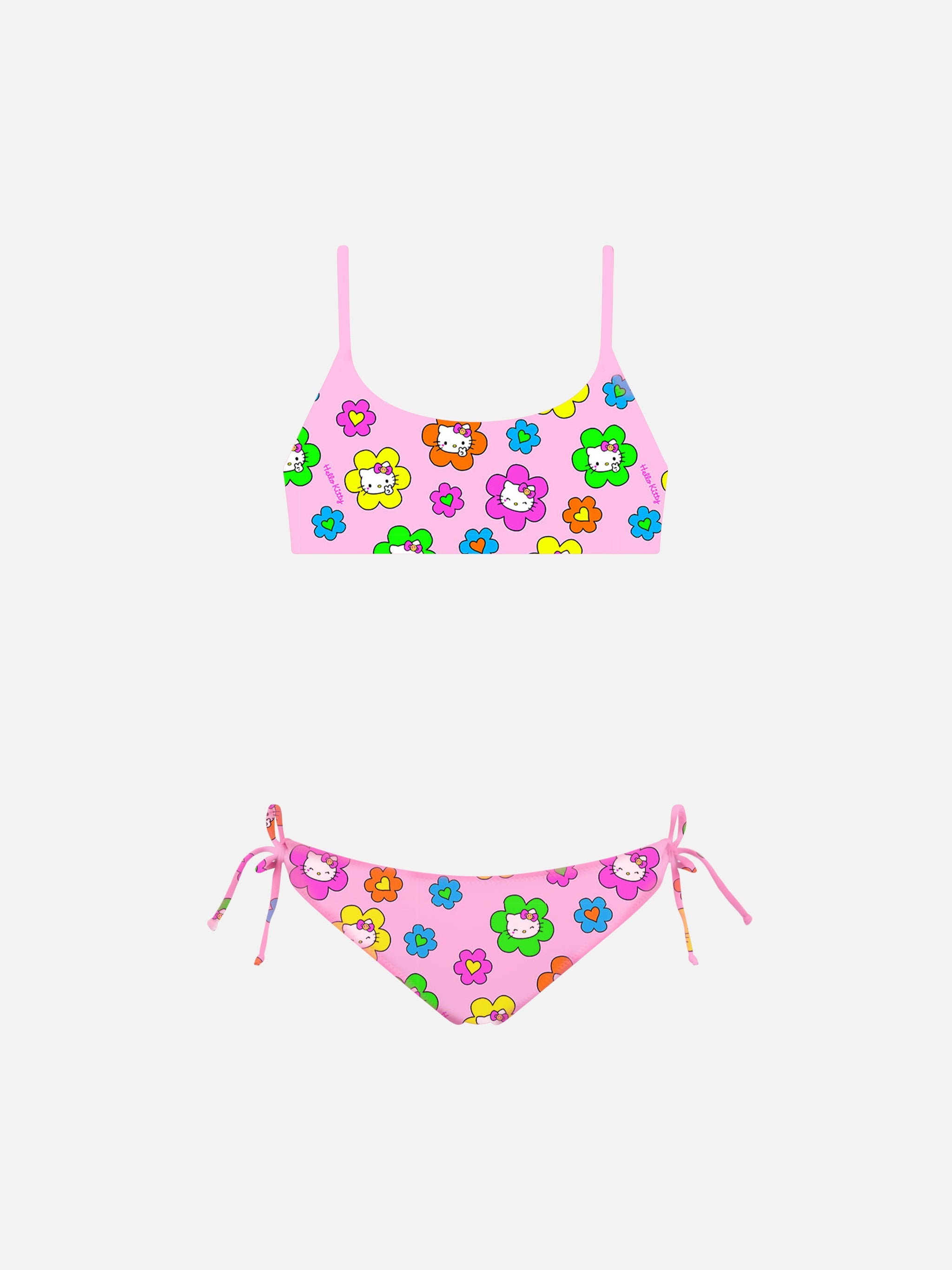 Jaiden Bralette Bikini With Hello Kitty Print | Special Edition Pink