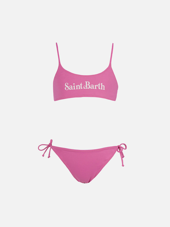 Girl Double Face Bralette Bikini Jaiden Pink