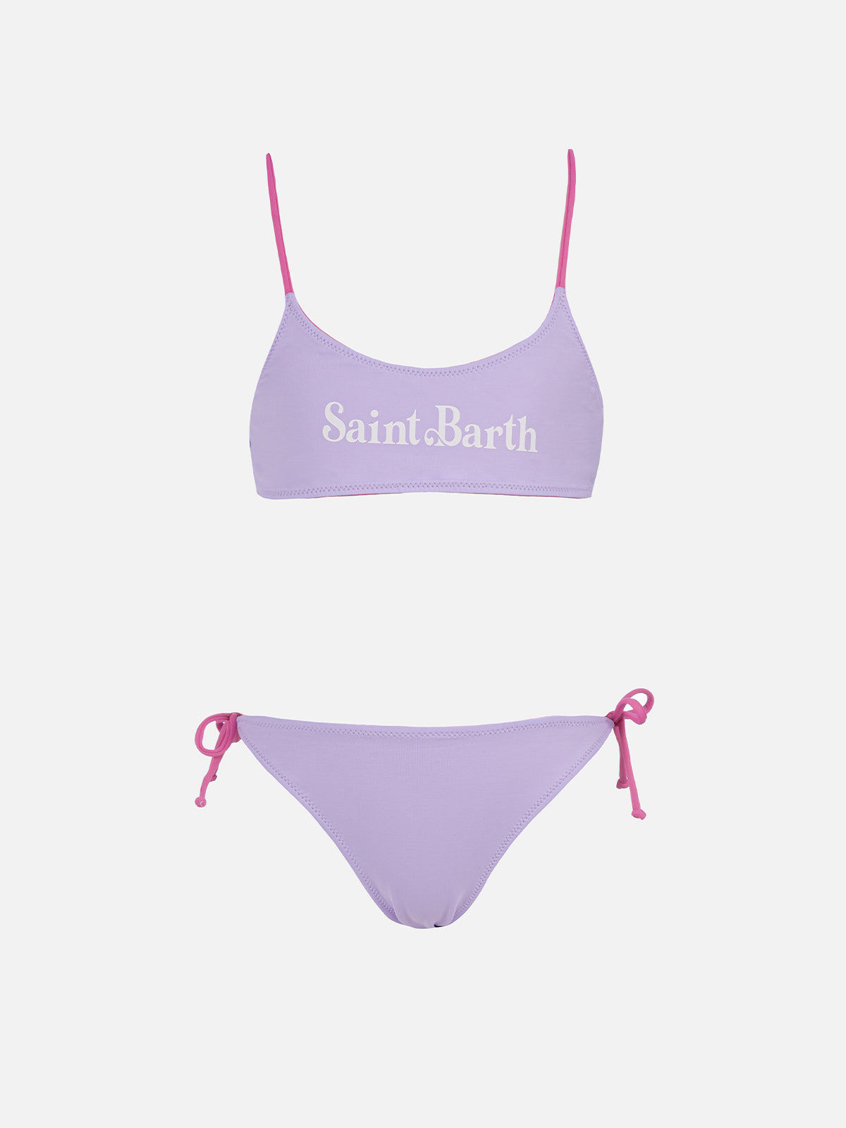 Girl Double Face Bralette Bikini Jaiden Pink