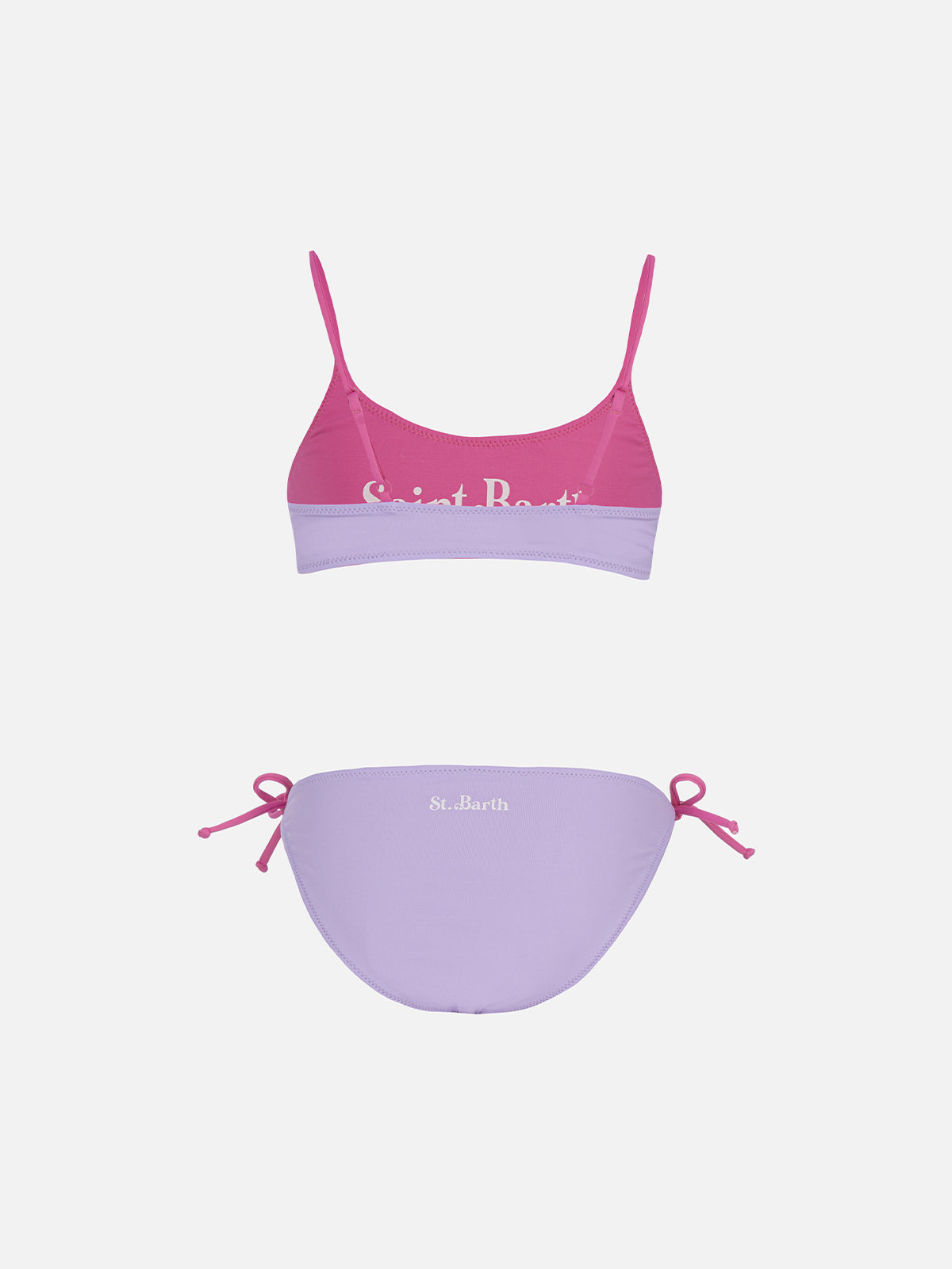 Girl Double Face Bralette Bikini Jaiden Pink