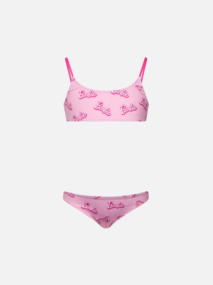 Girl Pink Bralette Bikini Jaiden With Barbie Logo Print| Special Edition