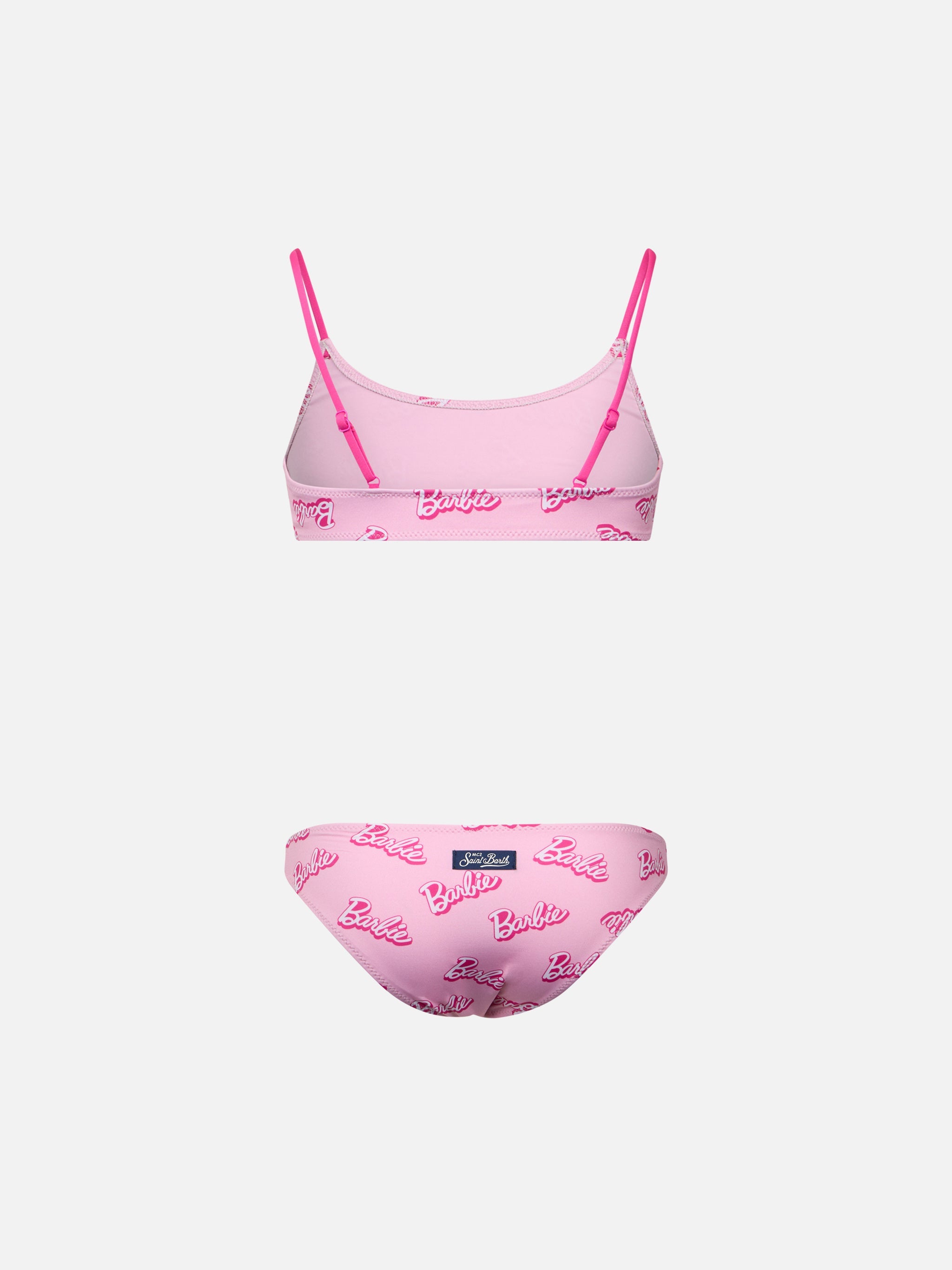 Girl Pink Bralette Bikini Jaiden With Barbie Logo Print| Special Edition