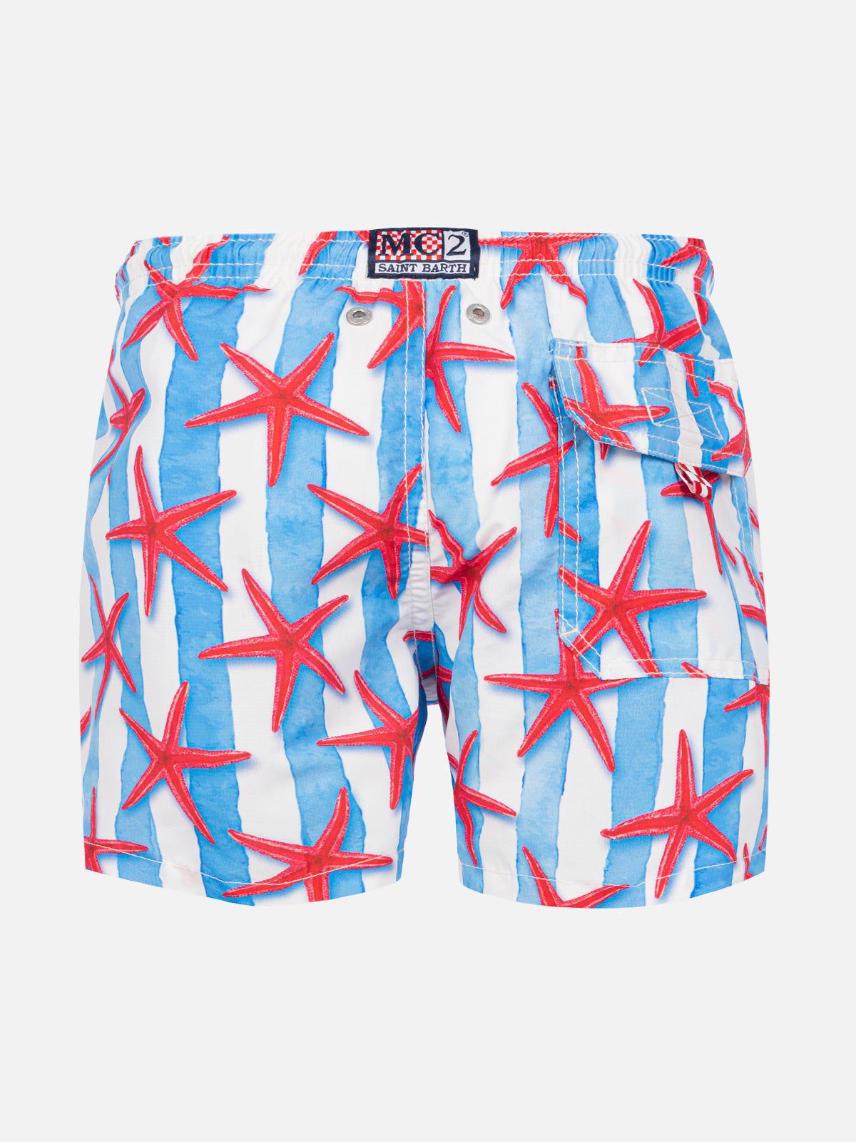 Boy Swim Shorts With Starfish Print __single__ Swimshort