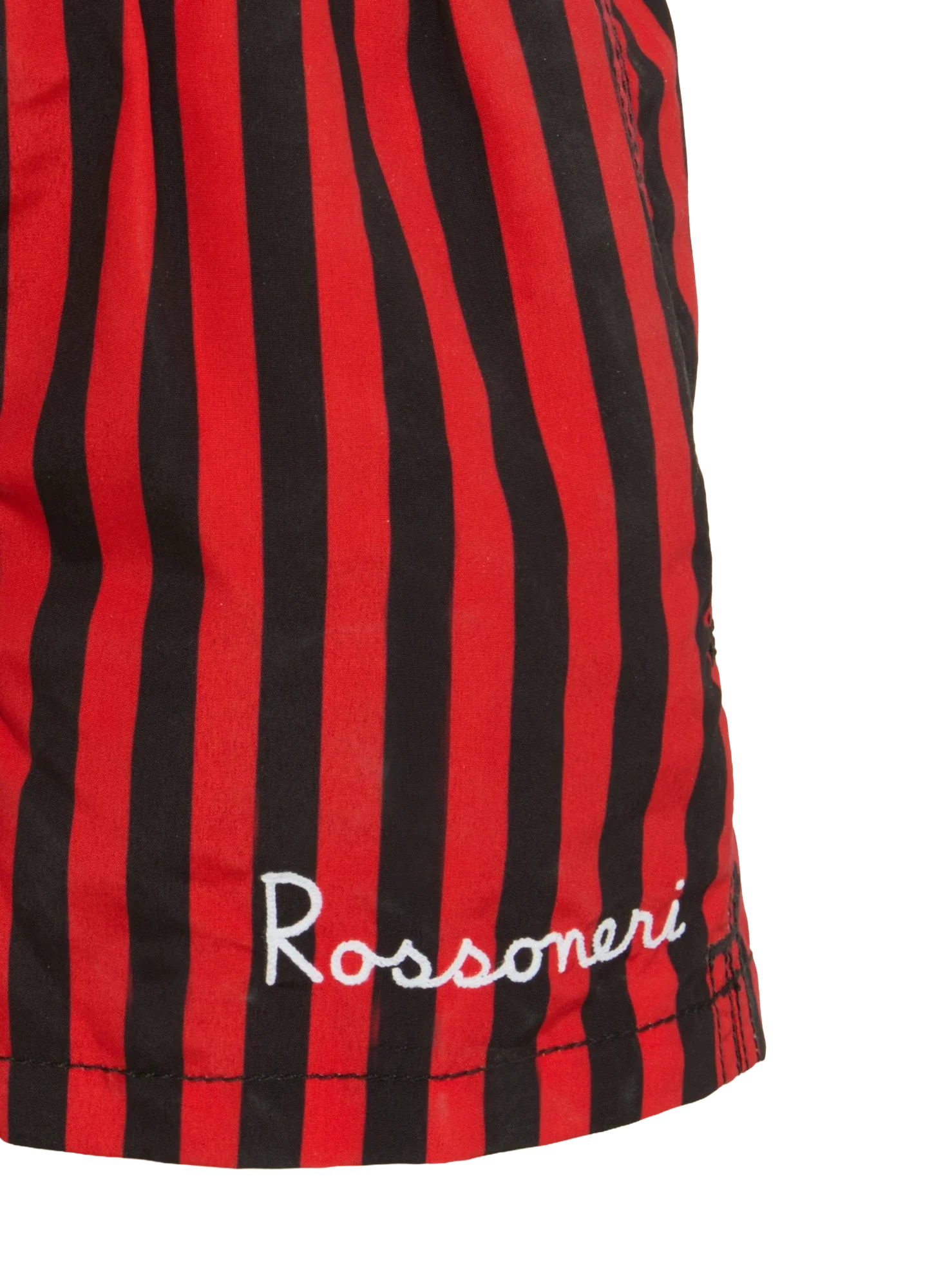 Jean Mid-Length Swim Shorts With Milan Print | Ac Special Edition Red Swimshort