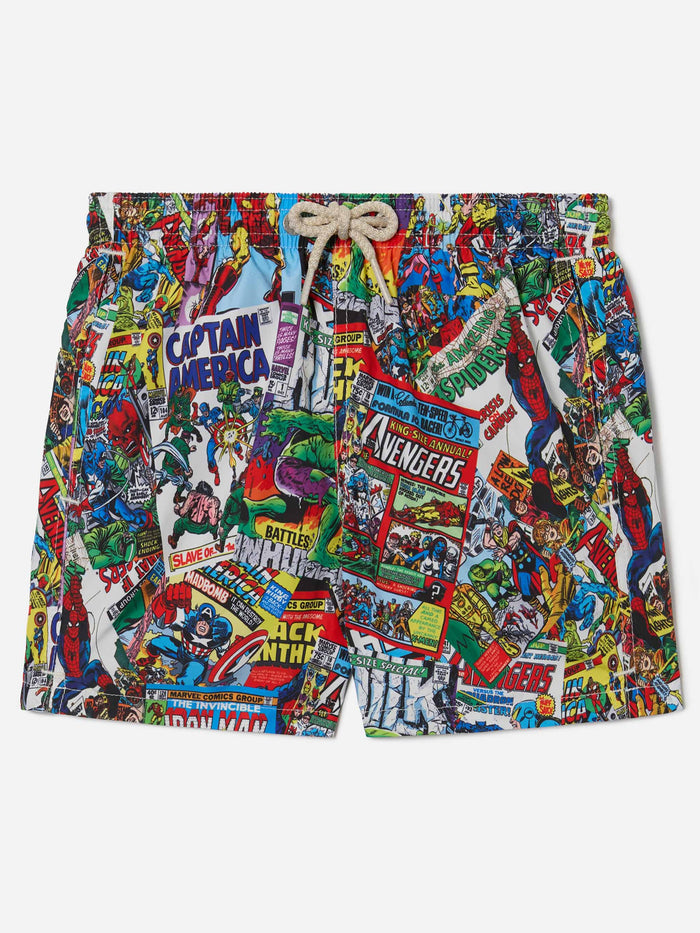 Jean Lighting Swim Shorts With Marvel All-Over Print | Special Edition Swimshort