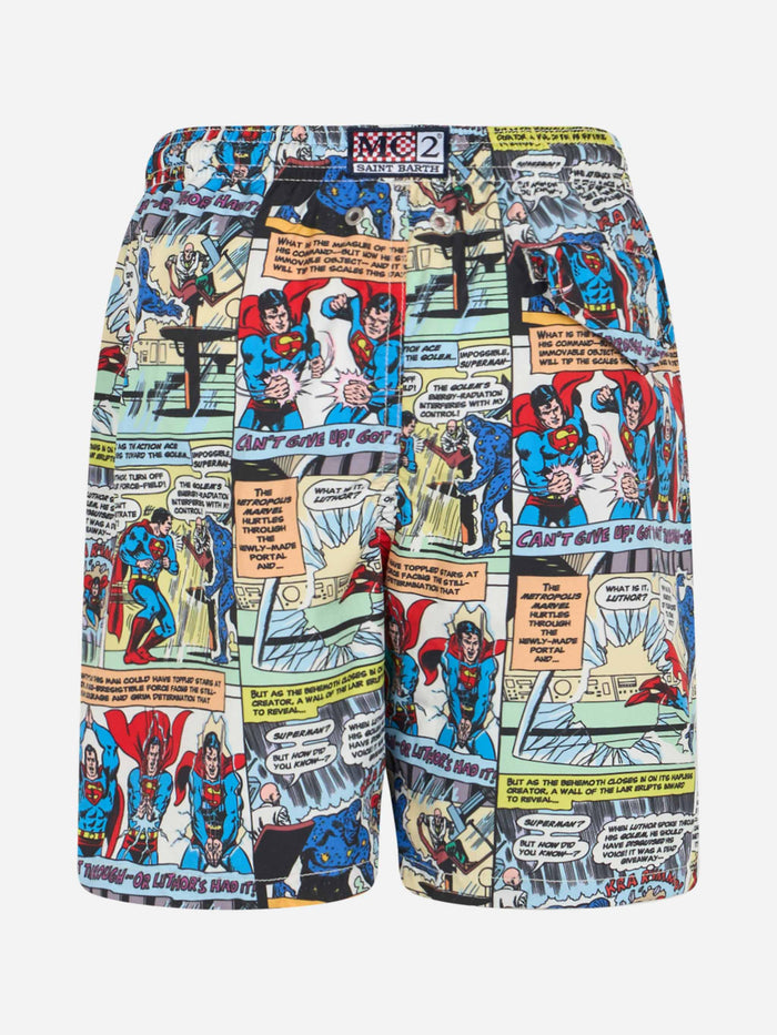 Superman Comics Boy Light Fabric Swim Shorts | Warner Bros Special Edition __single__ Swimshort