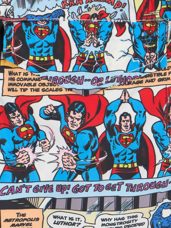 Superman Comics Boy Light Fabric Swim Shorts | Warner Bros Special Edition __single__ Swimshort