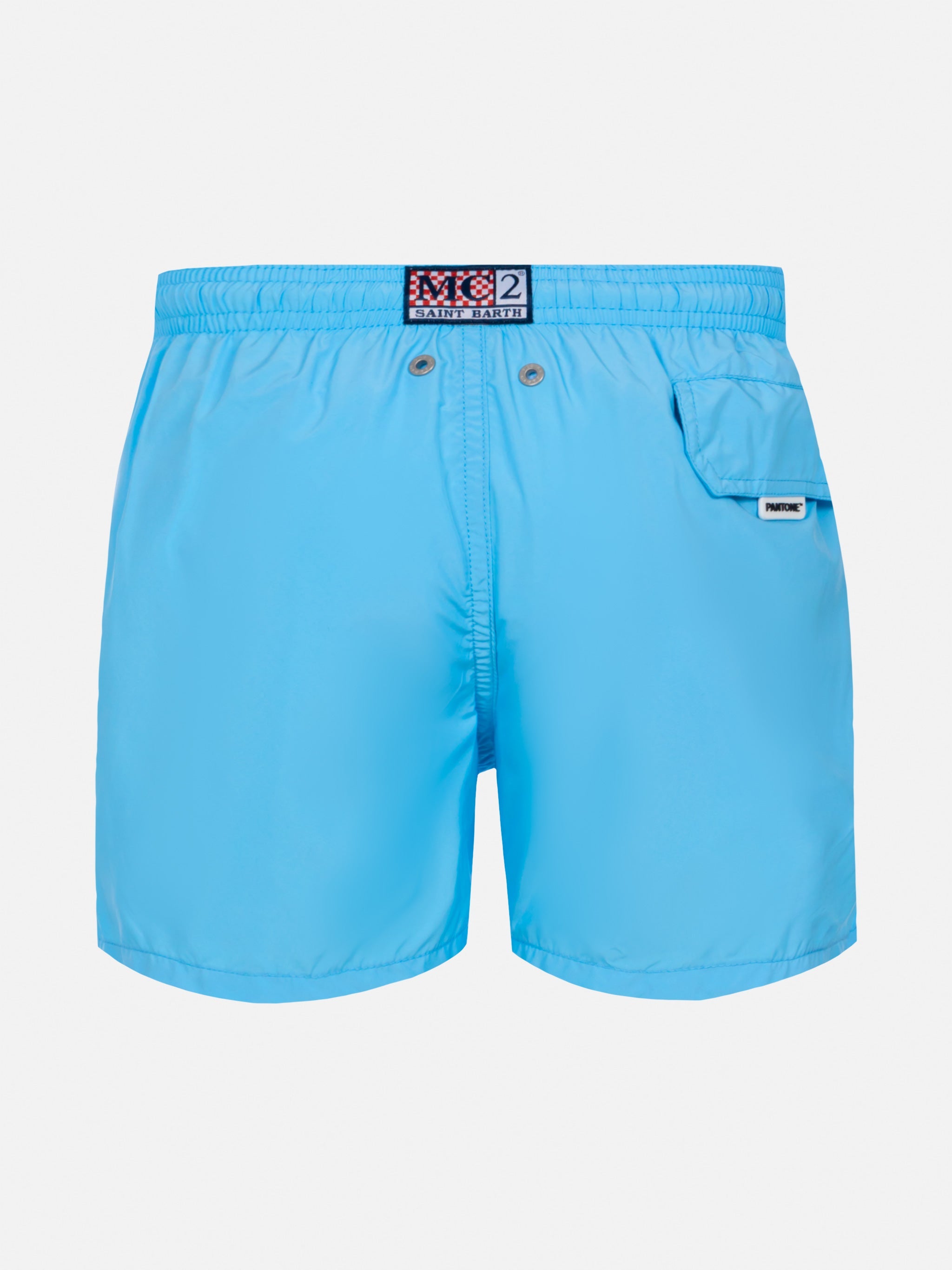 Jean Lighting Pantone Lightweight Aqua Blue Swim Shorts | Pantone® Special Edition Swimshort