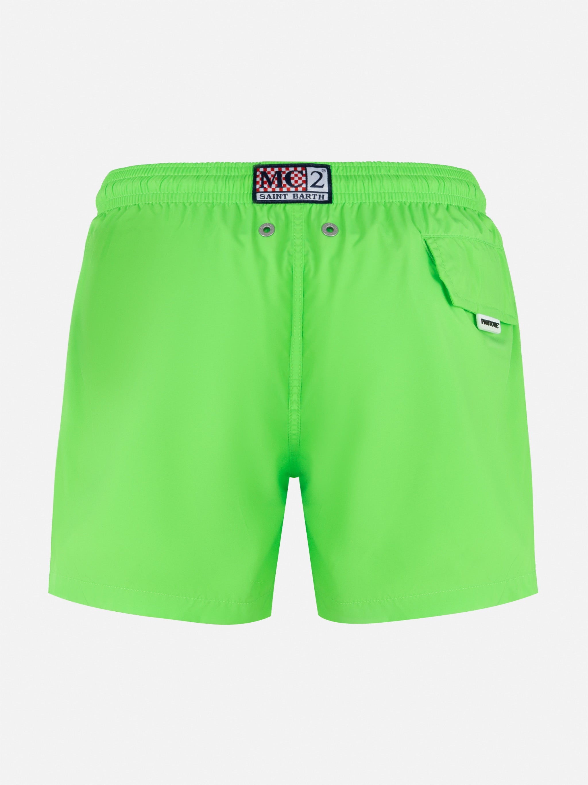 Jean Lighting Pantone Lightweight Fluo Green Swim Shorts | Pantone® Special Edition Swimshort