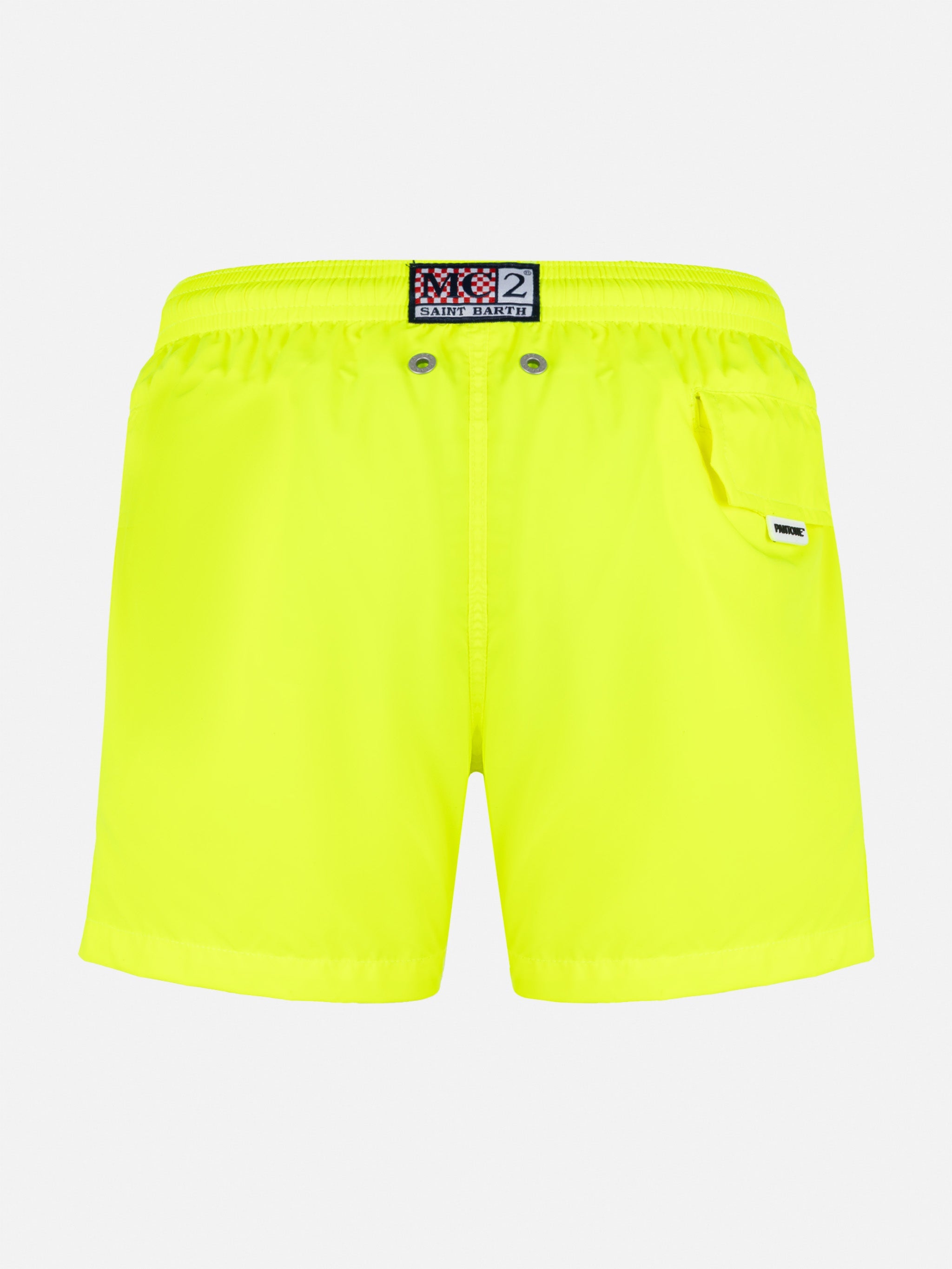 Jean Lighting Pantone Lightweight Fluo Yellow Swim Shorts | Pantone® Special Edition Swimshort