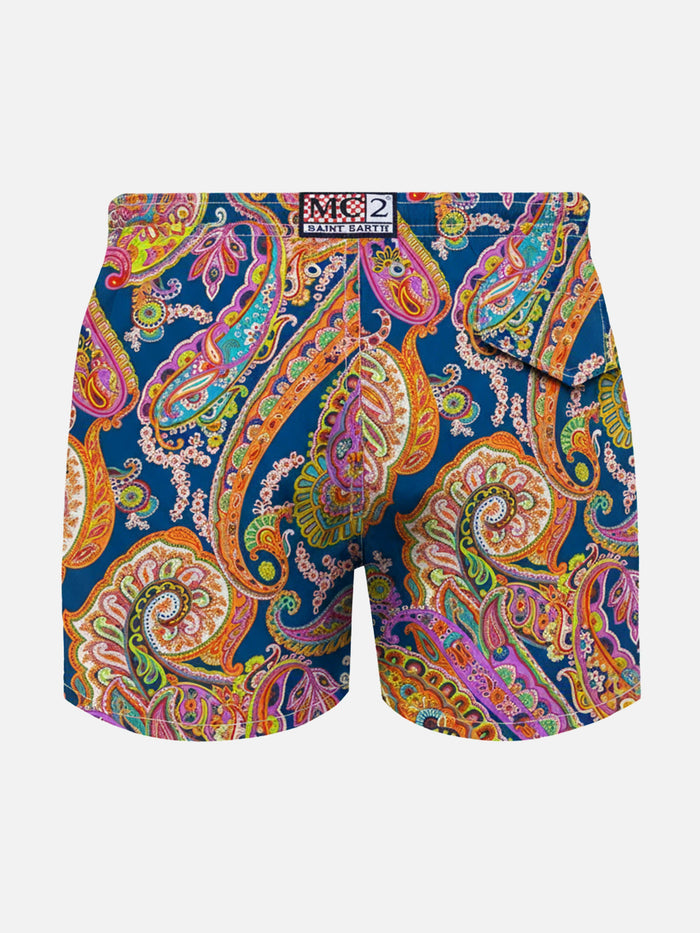 Jean Lighting 70 Lightweight Swim Shorts With Paisley Print __single__ Swimshort