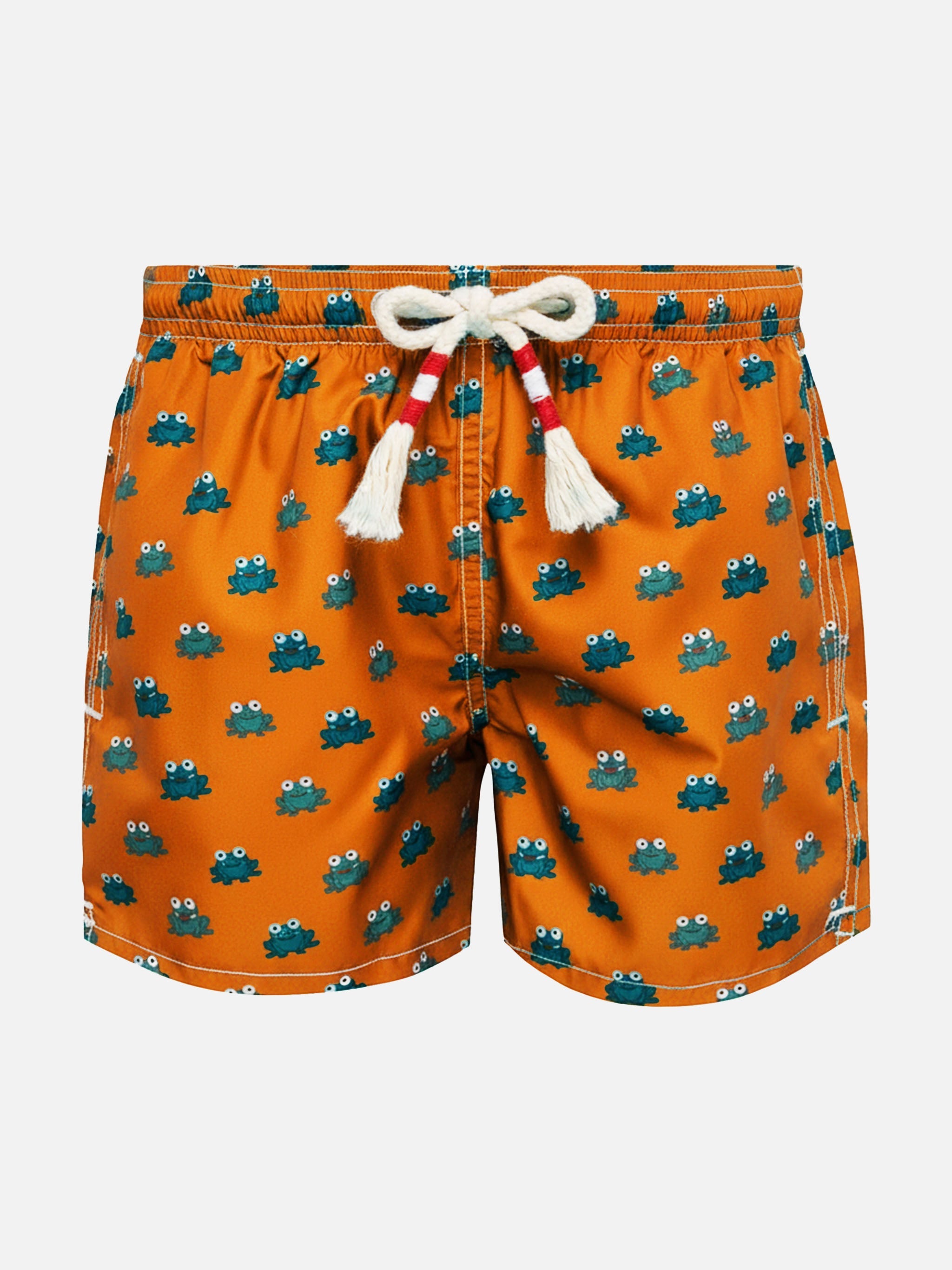Jean Lighting 70 Lightweight Swim Shorts With Frogs Print Swimshort