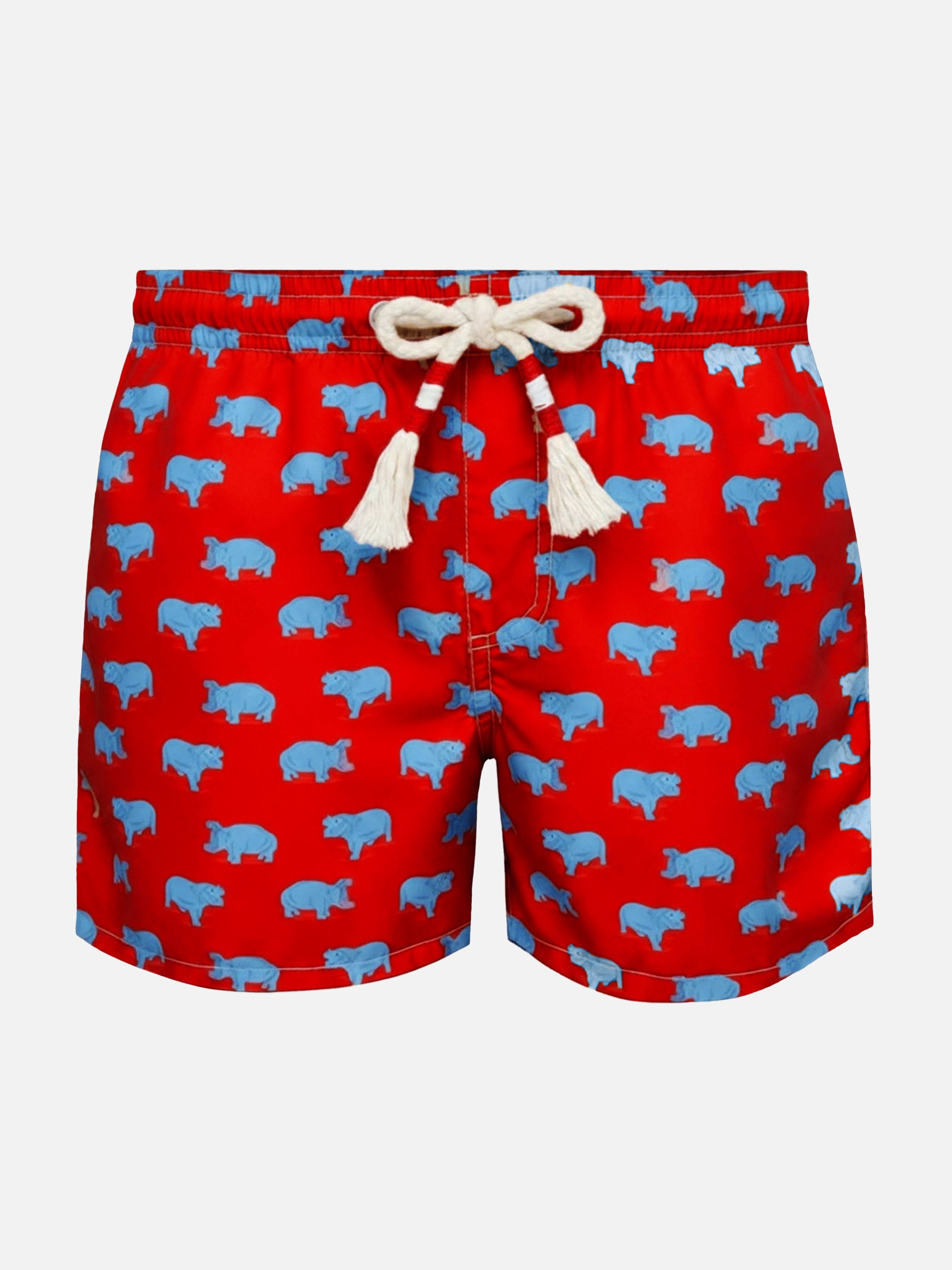 Jean Lighting 70 Lightweight Swim Shorts With Hippo Print Swimshort