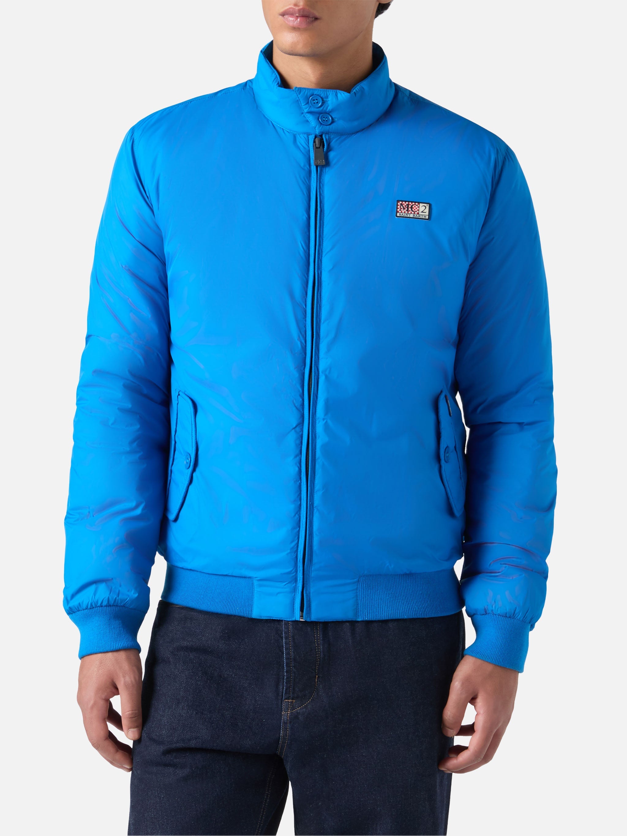 Jet Lightweight Bomber Jacket Bluette Coat