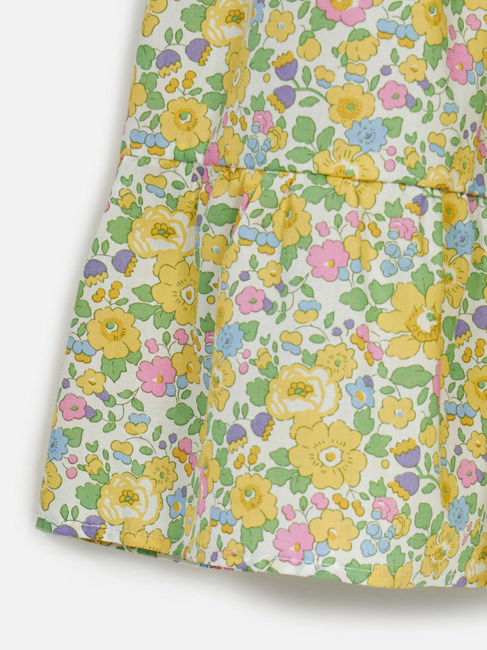 Girl Cotton Dress Jemine Jr With Betsy Print | Made Liberty Fabric __single__
