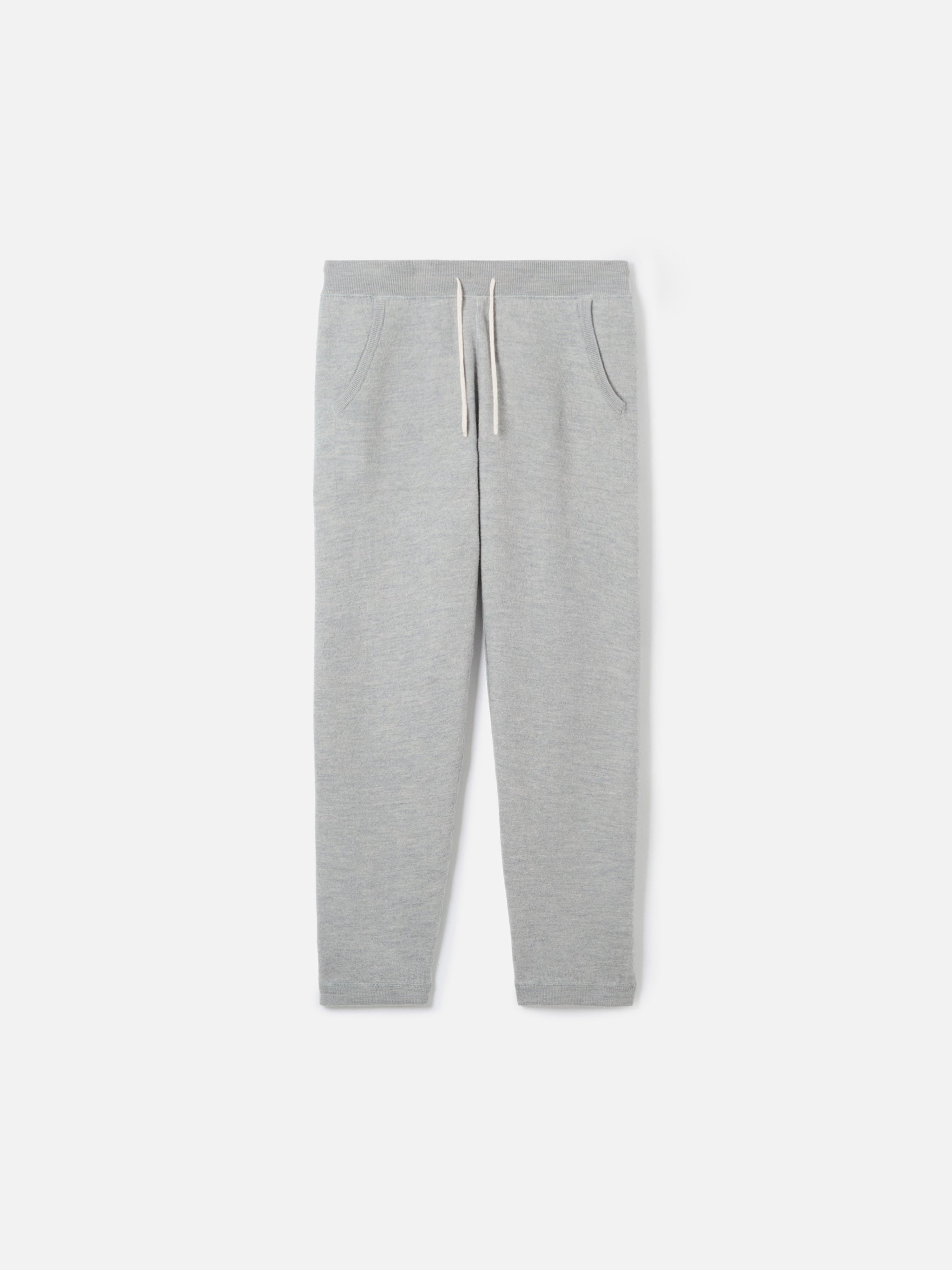 Track Knitted Sweatpants With Pockets Grey Pant