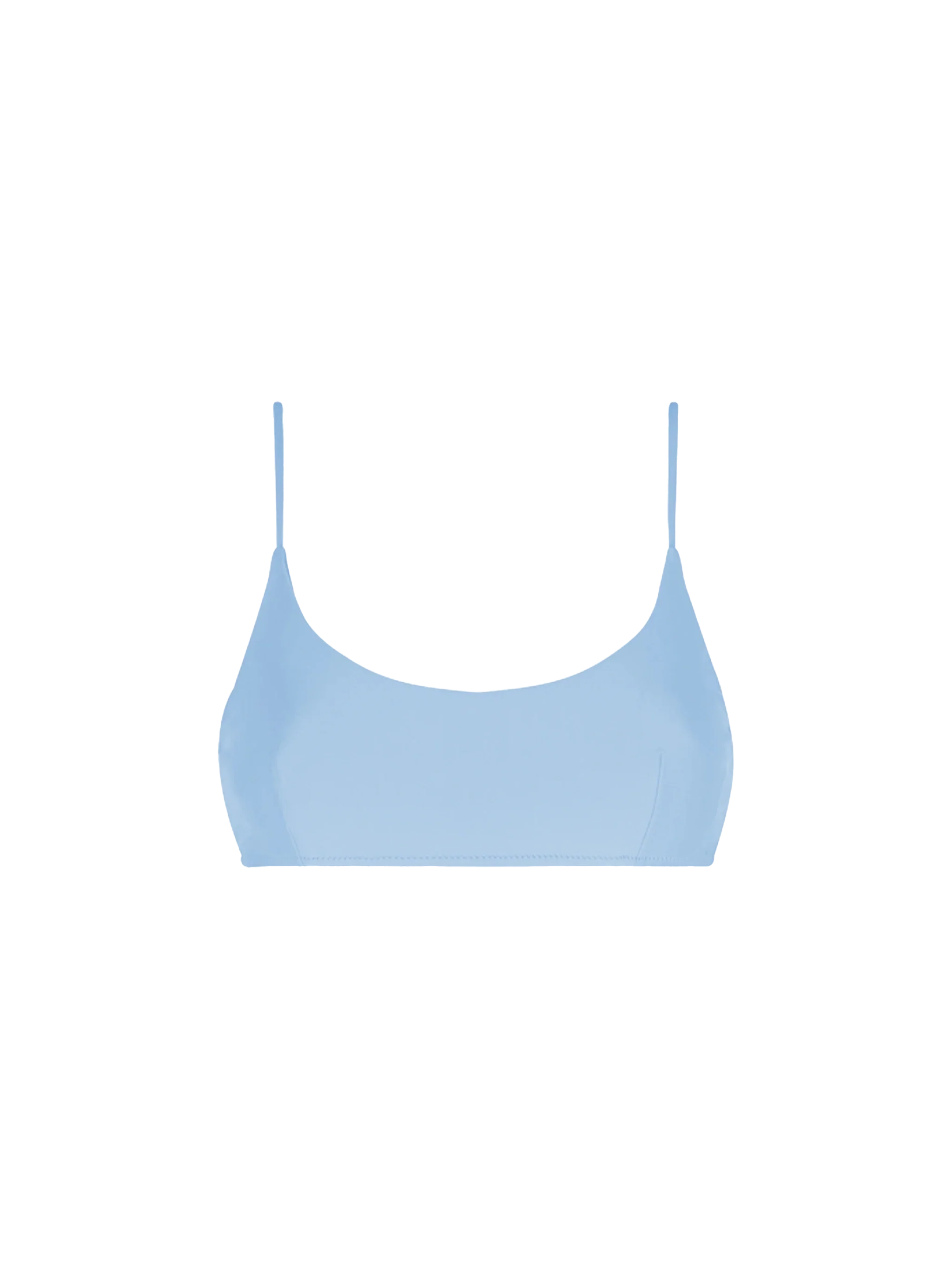 Light Blue Judy Bralette Bikini Top Sky
