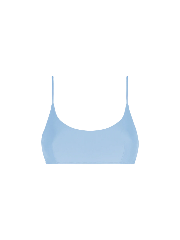 Light Blue Judy Bralette Bikini Top Sky
