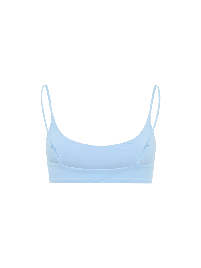 Light Blue Judy Bralette Bikini Top Sky