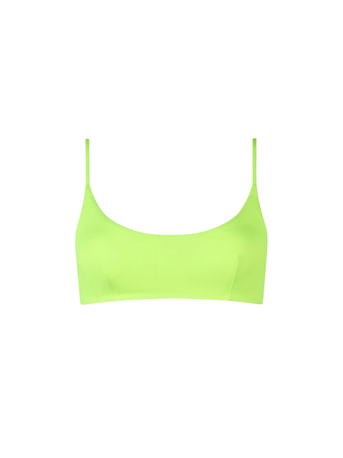 Fluo Yellow Judy Bralette Bikini Top