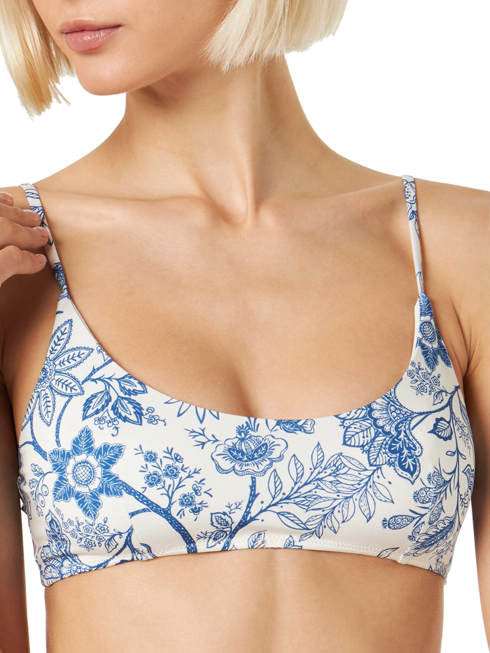 Judy Blue Floral Bralette Bikini Top