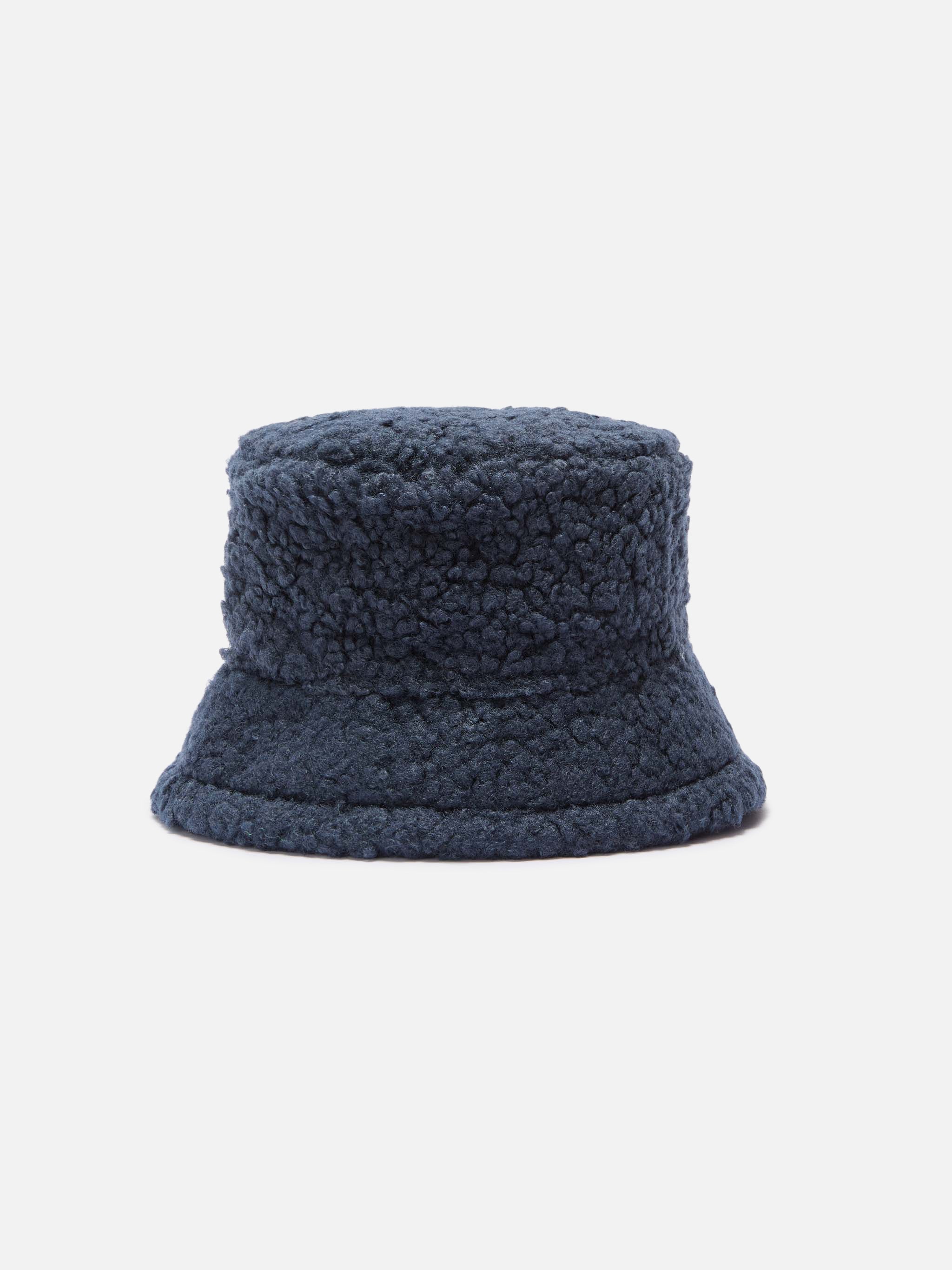 Sherpa Bucket Hat Jude With Too Cool Embroidery Blue