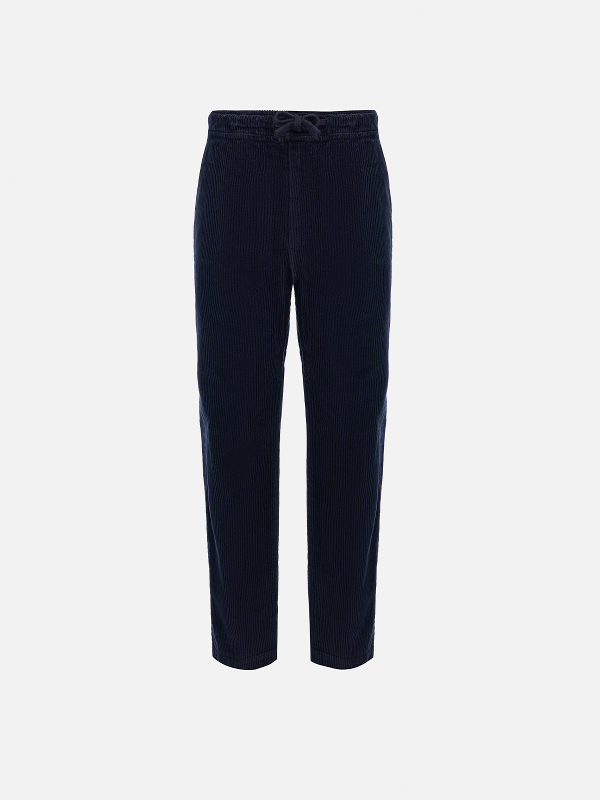 Boy Corduroy Pants Kilkenny With Country Dog Embroidery Blue